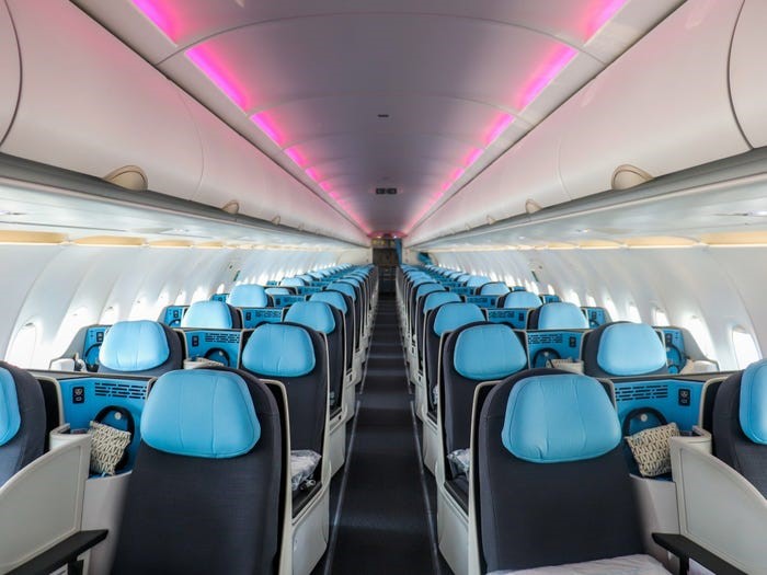 La Compagnie Aircraft Interior: All-Business Class Seats